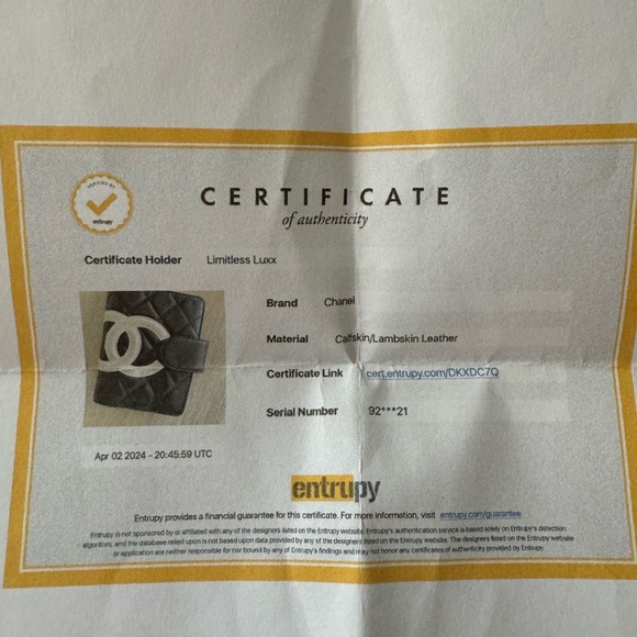 Chanel Cambon leather agenda Planner with dust cloth/box - Picture 2 of 9